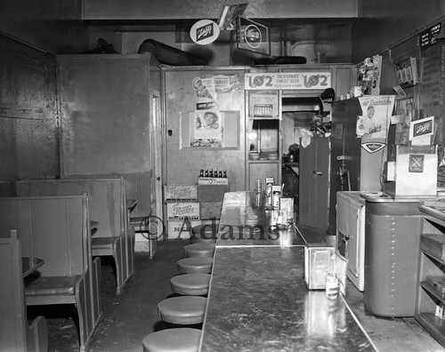 Restaurant Interior, Los Angeles, 1954