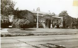 Geyserville Union High School, Geyserville, California, in the 1930s