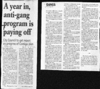 A year in anti-gang program is paying off