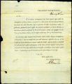 Alexander Hamilton Treasury Department order, 1794 February 10