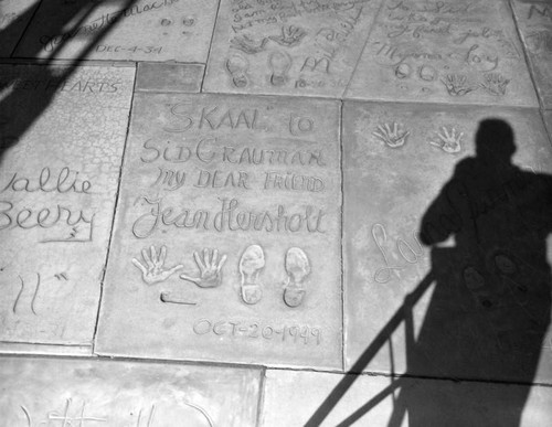 Jean Hersholt, Grauman's Chinese Theater