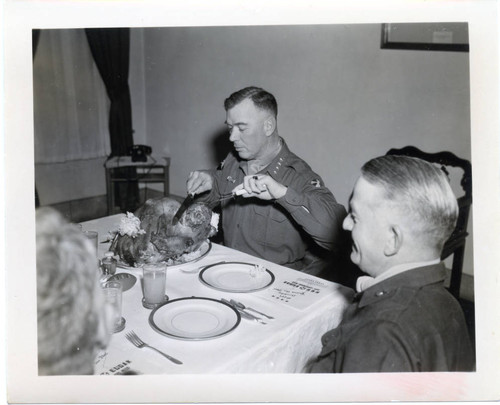 Birthday dinner for General James Van Fleet