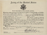 U.S Army certificate of appointment to staff sergeant, Vincent Shigenori Shijo