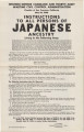 State of California, [Instructions to all persons of Japanese ancestry living in the following area:] southwest Sacramento County