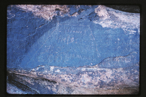 Howard Sutherland Coe, Anasazi Canyon [inscription]