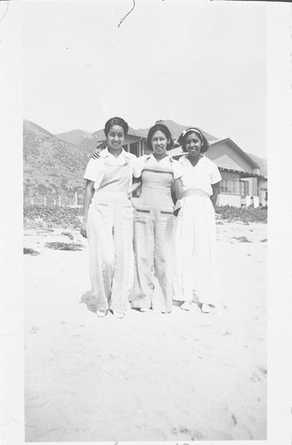 Group Photo, Young Women at the Beach