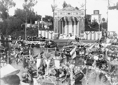 Central stage for the Water Carnival on the San Lorenzo River