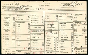 WPA household census for 1321 W 51ST PL, Los Angeles County