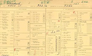 WPA household census for 922 S GAGE