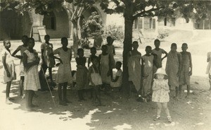 Pupils of the mission school in Ovan, Gabon