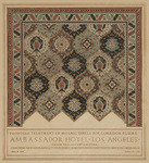 Proposed treatment of mosaic panels for corridor floors, Ambassador Hotel, Los Angeles