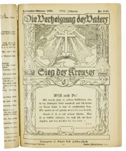 Die Verheissung des Vaters und der Sieg des Kreuzes, 1925, nrs. 9 & 10