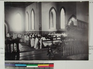 Christian Borchgrevink's last sermon in Ambatovinaky Church, Antananarivo, Madagascar, 1912-06-23