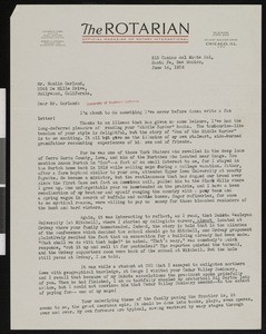 Leland D. Case, letter, 1938-06-14, to Hamlin Garland