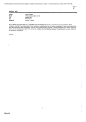 [Letter from Norman Jack to Jeff Jeffery regarding ocean traders]
