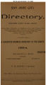 1895 San Jose City Directory - Business Classified Section