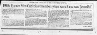 1986: Former Miss Capitola remembers when Santa Cruz was 'beautiful