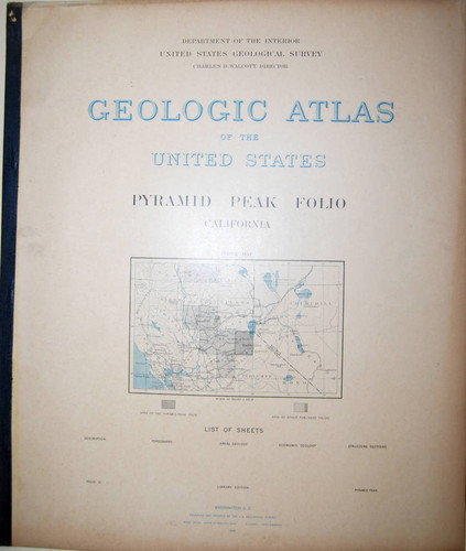 Geologic Atlas of the United States : Pyramid Peak folio, California