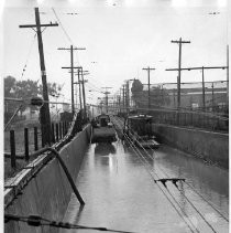 Flooded Key Train Line in Bay Area