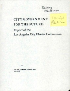 10.25. IC on LAPD / general counsel - LA city Charter Commission, 1969 July - 1970 Apr
