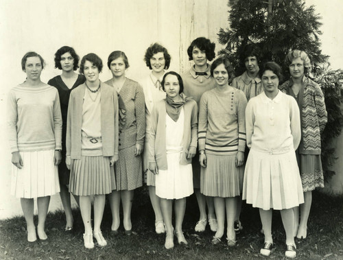 Students at Scripps College, 1930s
