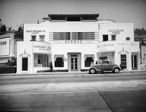 Commercial building on Sunset Boulevard