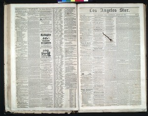 Los Angeles Star, vol. 7, no. 15, August 22, 1857