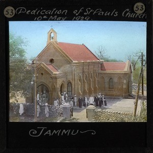 Dedication of St Paul's Church, Jammu, May 1929