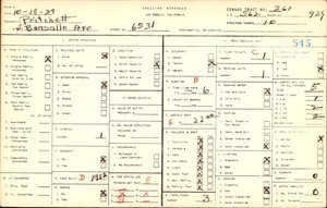 WPA household census for 6531 SO BONSALLO AVE, Los Angeles County