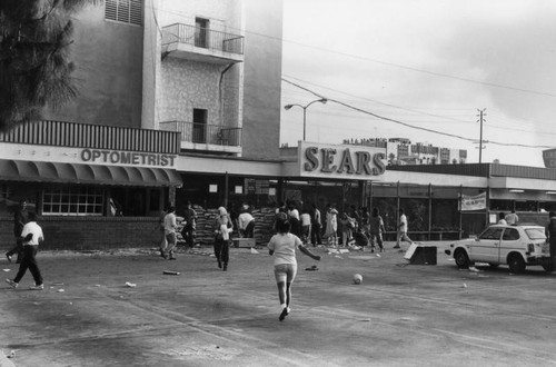 Sears store being looted