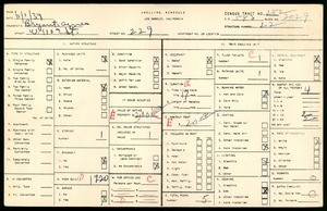 WPA household census for 229 WEST 110TH STREET, Los Angeles County