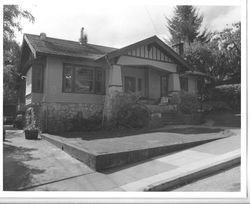 1910 Craftsman bungalow house in the Valle Vista Addition, at 7231-35 Calder Avenue, Sebastopol, California, 1993