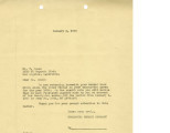 Letter from John Victor Carson, Dominguez Estate Company to Mr. Torakichi Isono, January 6, 1938
