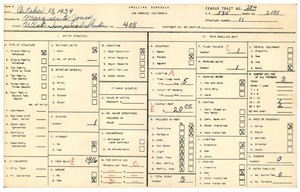 WPA household census for 408 WEST IMPERIAL STREET, Los Angeles County