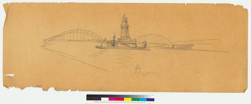 Preliminary sketch of bridge