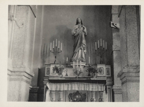 Statue of Jesus in Boys' Chapel