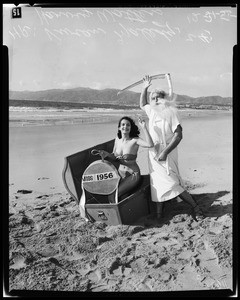 New Year at Ocean Park (Father Time and Miss 1956), 1956