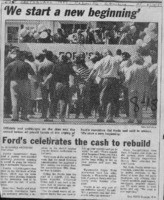 Ford's celebrates the cash to rebuild