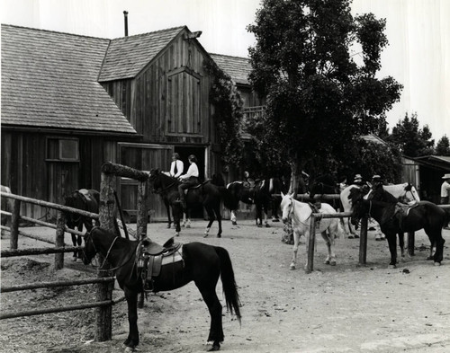 Meadow Club Stables, Fairfax, Marin County, California, circa 1950 [photograph]