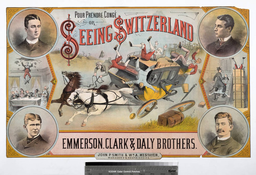 Pour prendre congé or seeing Switzerland : Emmerson, Clark & Daly Brothers
