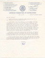 Letter from the American Federation of Astrologers to Mrs. Bickford, May 17, 1961
