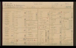 WPA household census for 212 S BUNKER HILL, Los Angeles