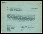 Memo from J.L. O'Rourke, Officer in Charge, Crystal City Internment Camp, to the Personnel of all Divisions, Crystal City Internment Camp, December 3, 1945