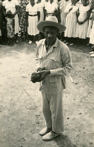 Offering from a man, in Gabon