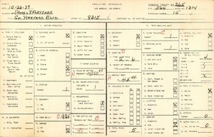 WPA household census for 8315 SOUTH HARVARD BLVD, Los Angeles County