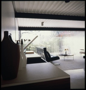 Bailey residence, living room, West Hollywood, after 1958?