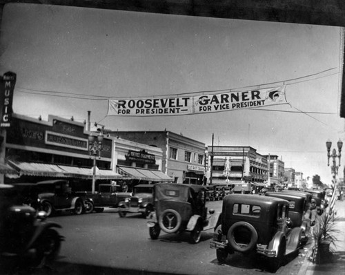 Roosevelt-Garner sign in Long Beach