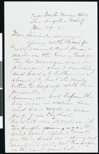 Franklin M. Garland, letter, 1921-03-29, to Hamlin Garland