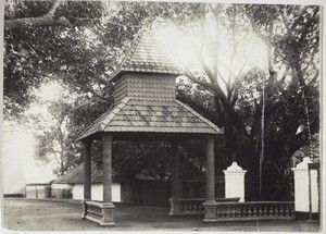 Pavillion erected for the reception of the Governor in Jeppo