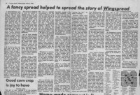 A fancy spread helped to spread the story of Wingspread